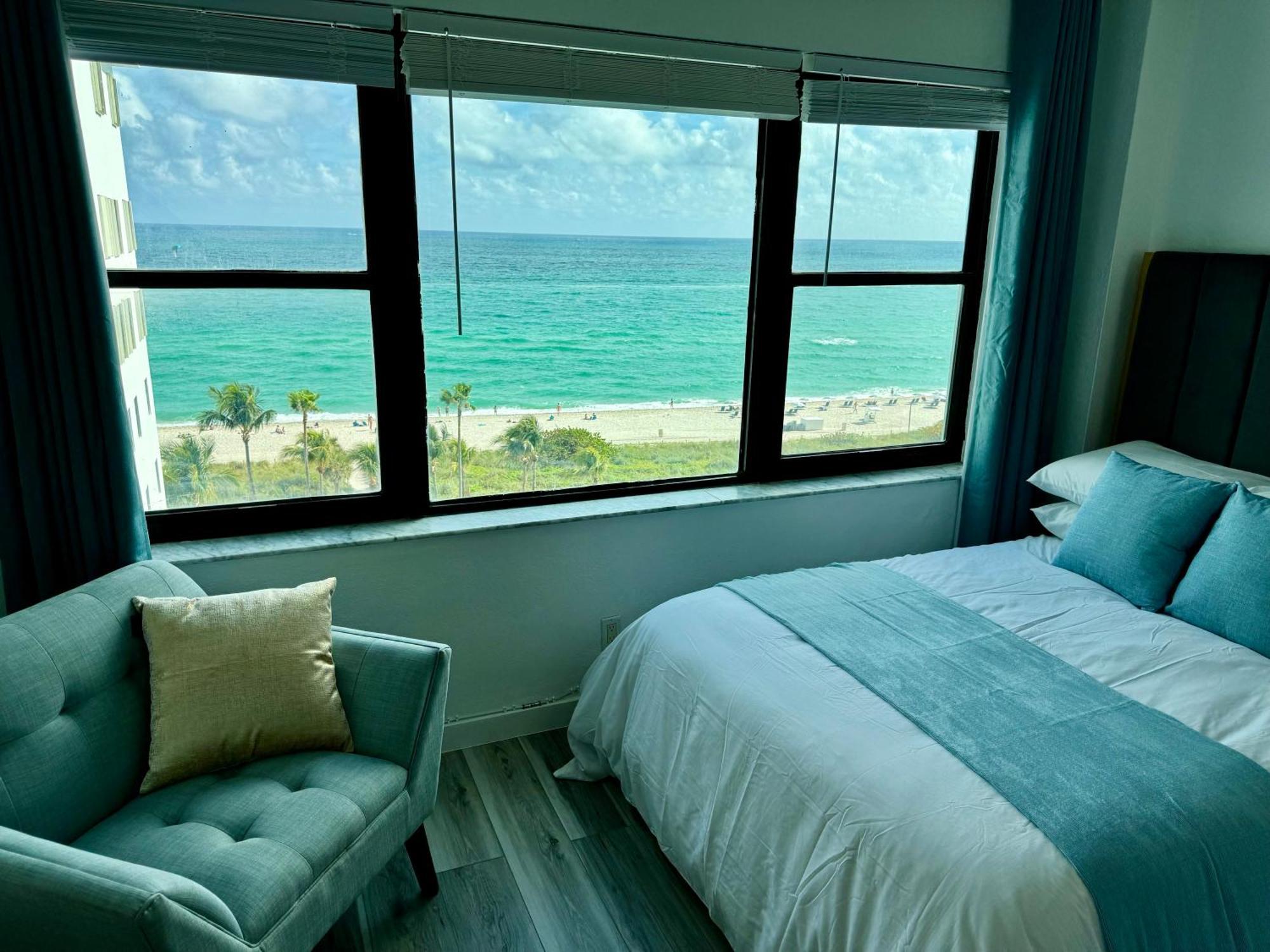 Directly On The Beach With Pool & Ocean View Miami Beach Exteriör bild