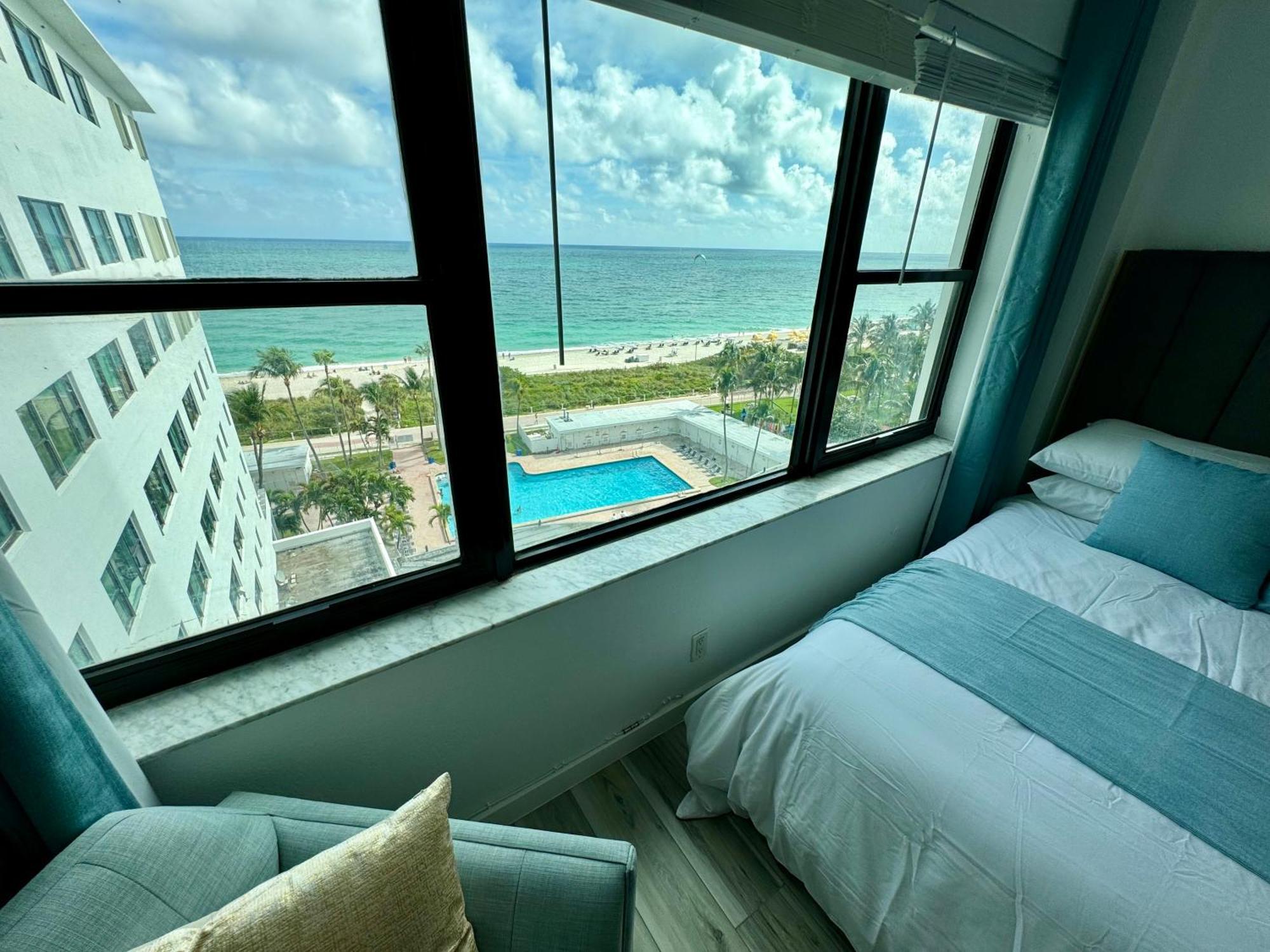 Directly On The Beach With Pool & Ocean View Miami Beach Exteriör bild